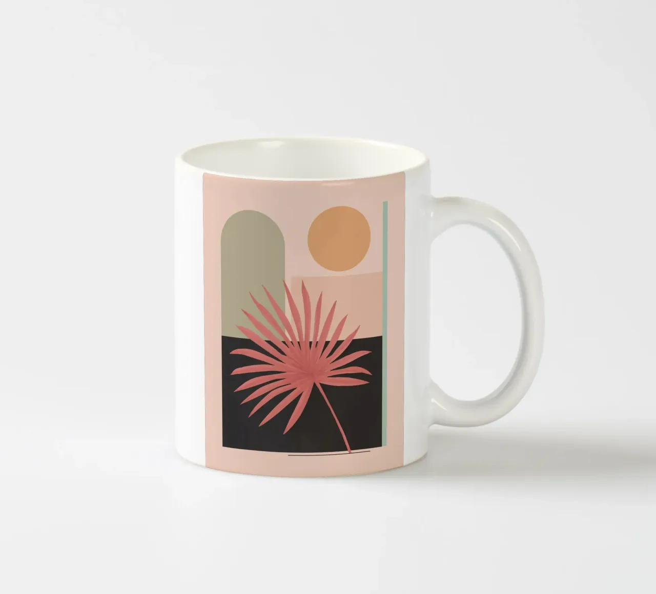 Geometria tropicale tazza in ceramica da Gaite