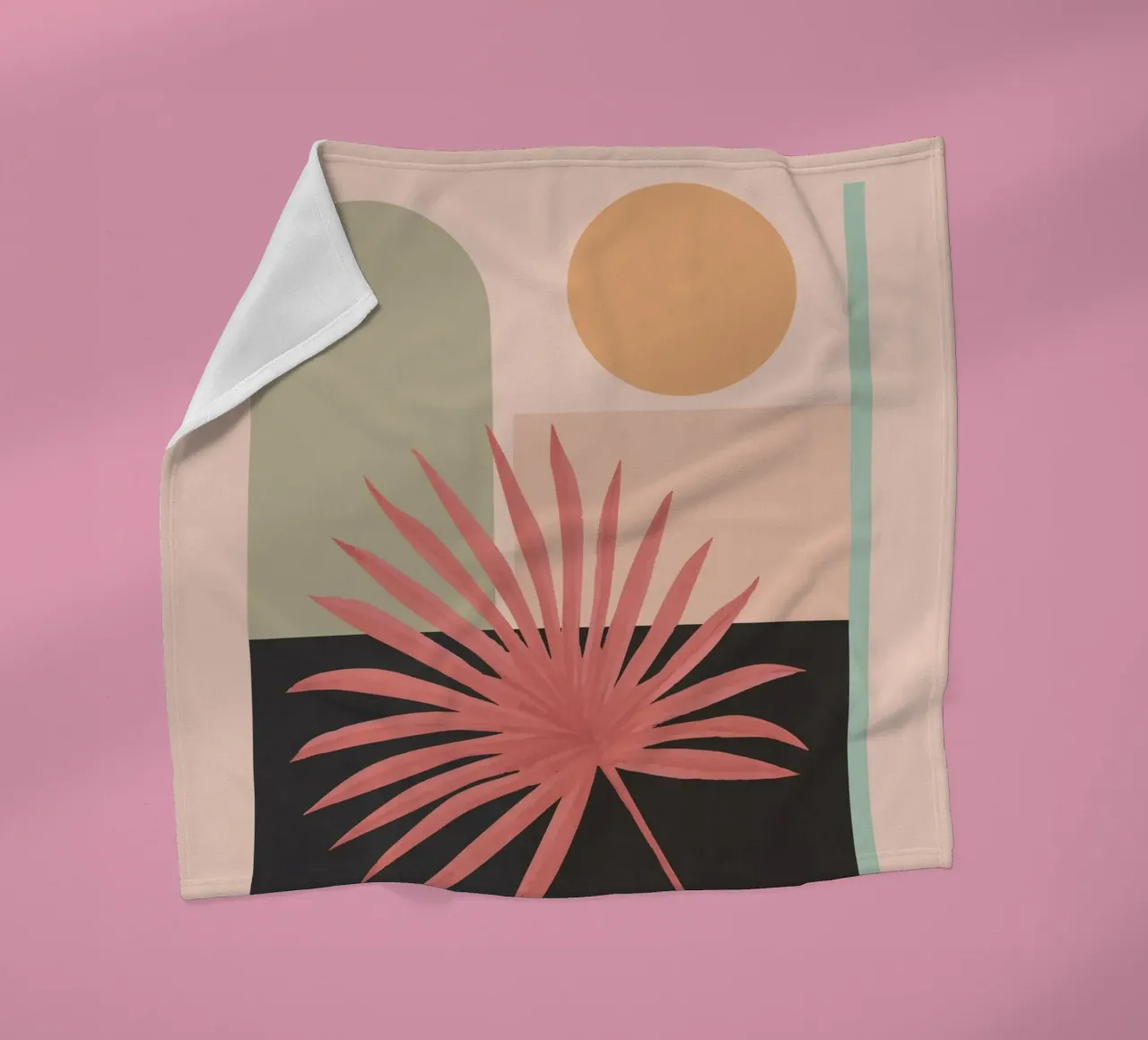 Geometria tropicale coperta in pile da Gaite