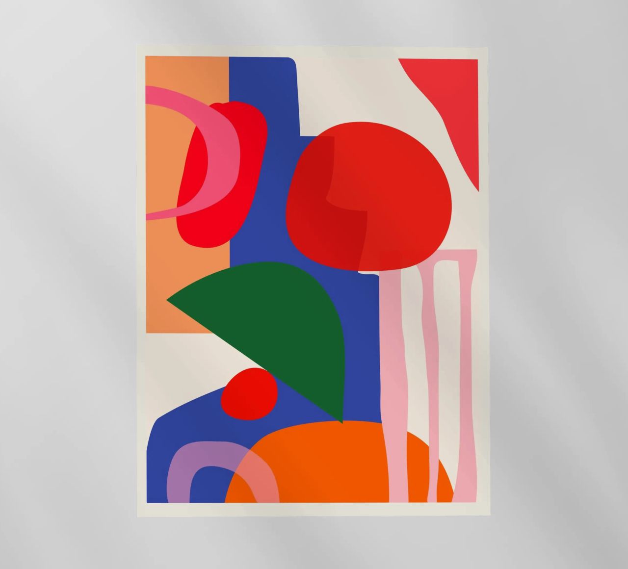 Astrazione moderna e colorata pellicola backlit da ThingDesign