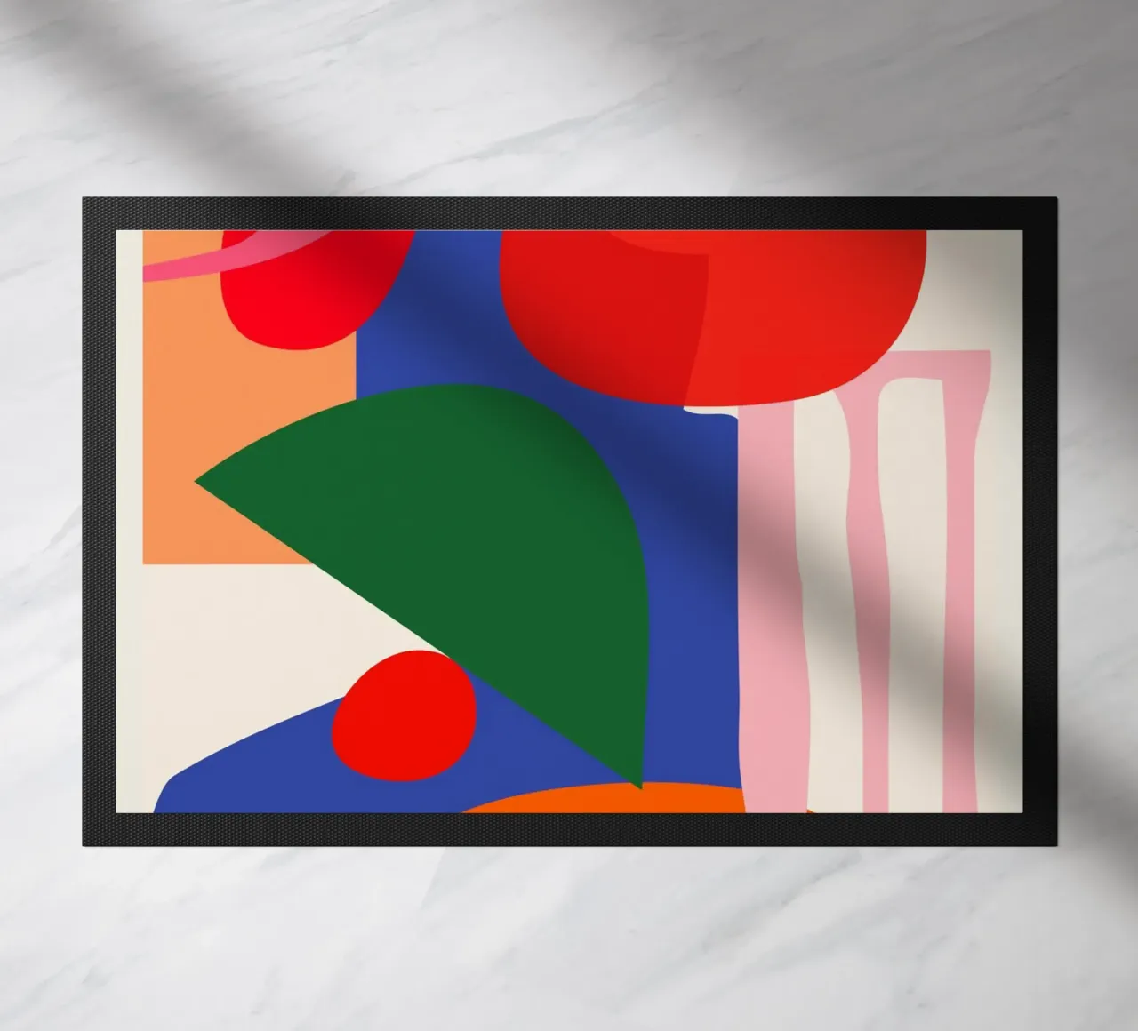 Astrazione moderna e colorata zerbino da ThingDesign