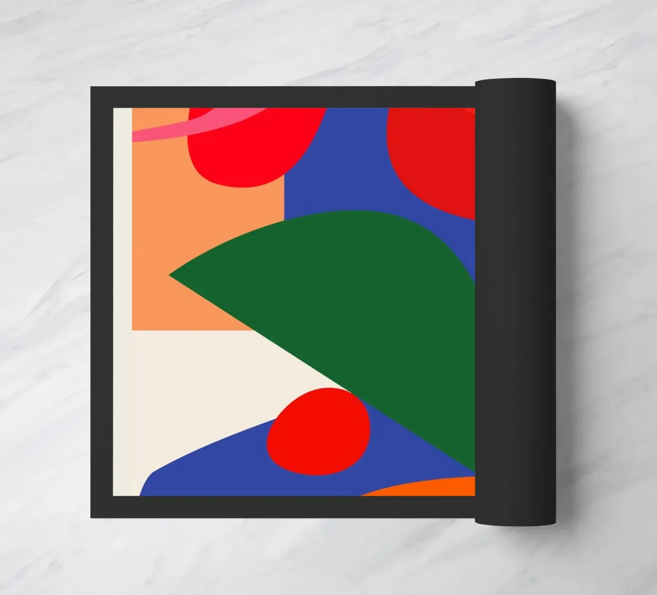Astrazione moderna e colorata zerbino da ThingDesign