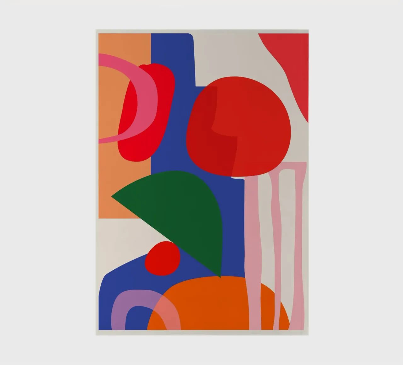 Colorful Modern Abstraction notebook by ThingDesign