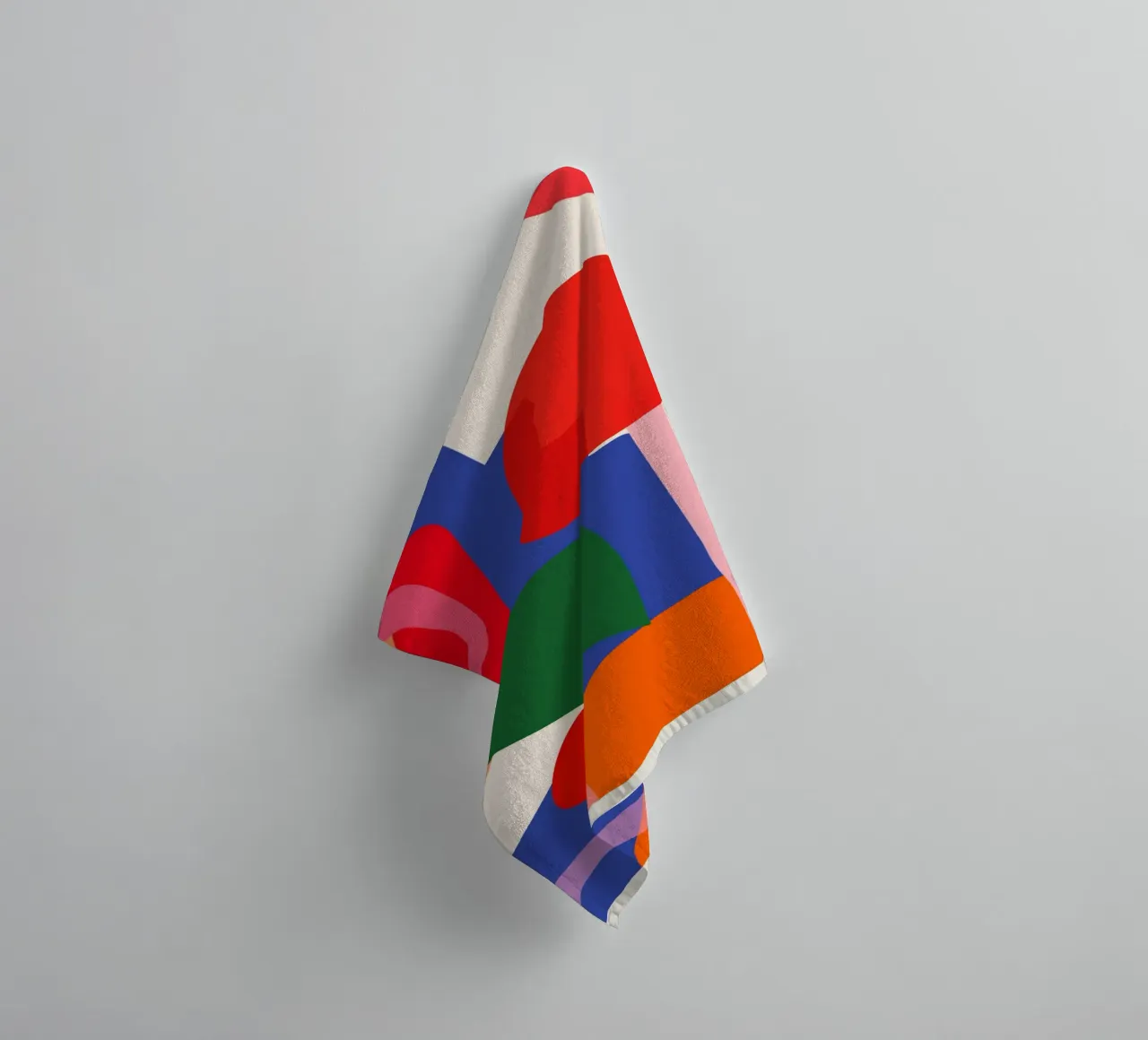 Astrazione moderna e colorata asciugamano da bagno da ThingDesign