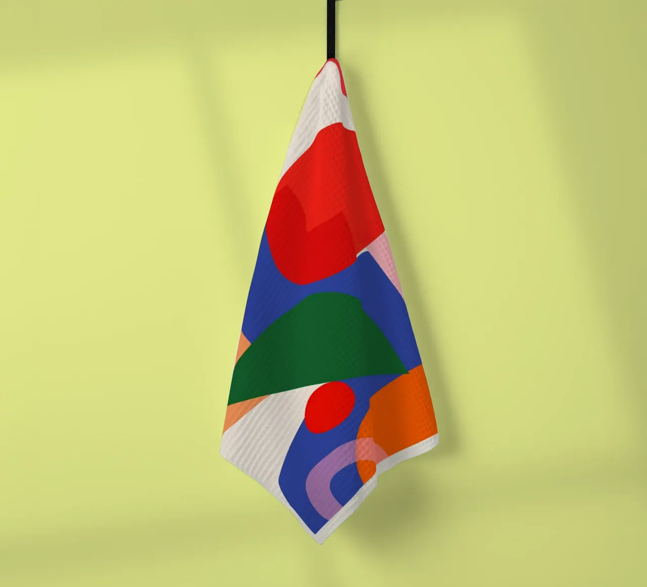 Astrazione moderna e colorata canovaccio da cucina da ThingDesign