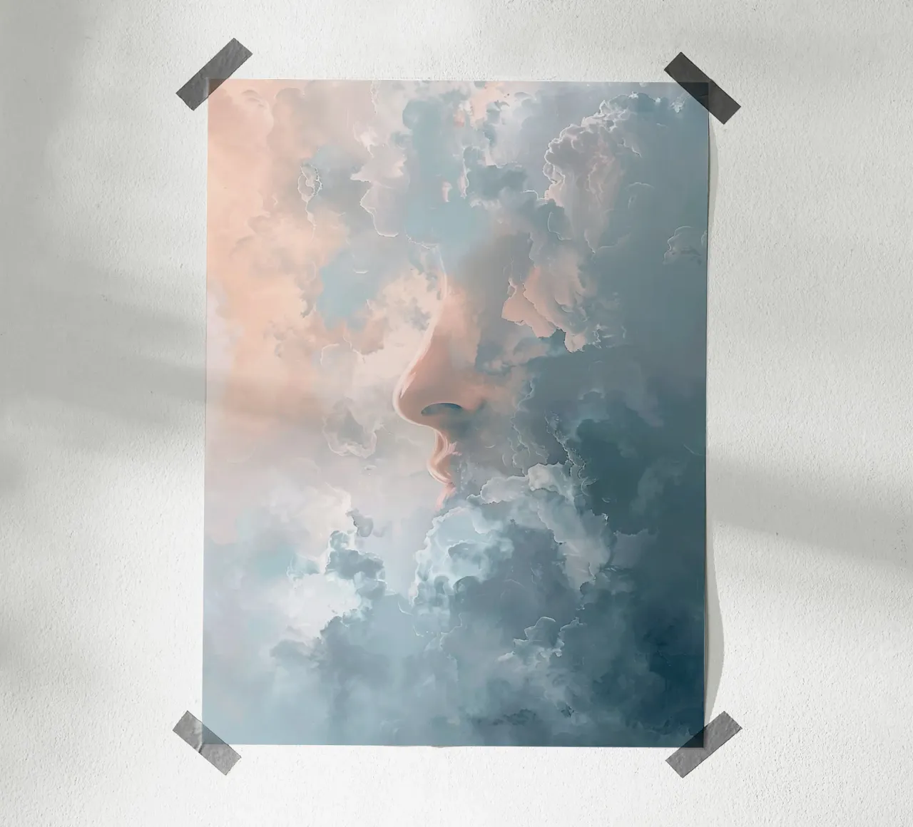 Whispers in the Clouds Poster von Mosaic Dialogue