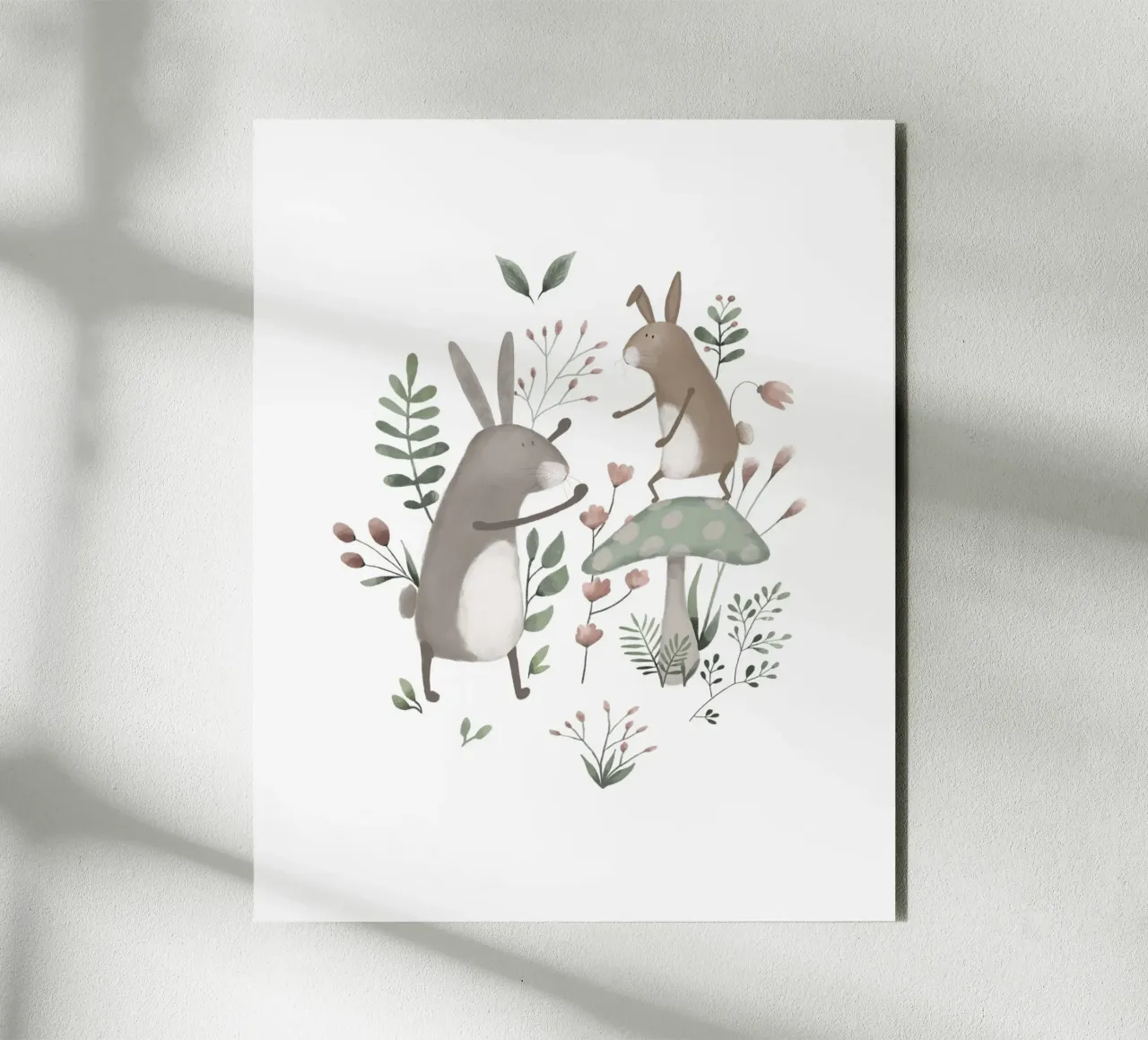 Papa Bunnie's Garden Walk forex plate by Urchin Bay Art