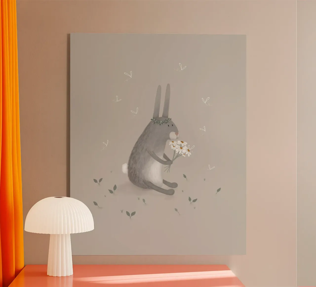 Daisy, la coniglietta premurosa plexiglass da Urchin Bay Art