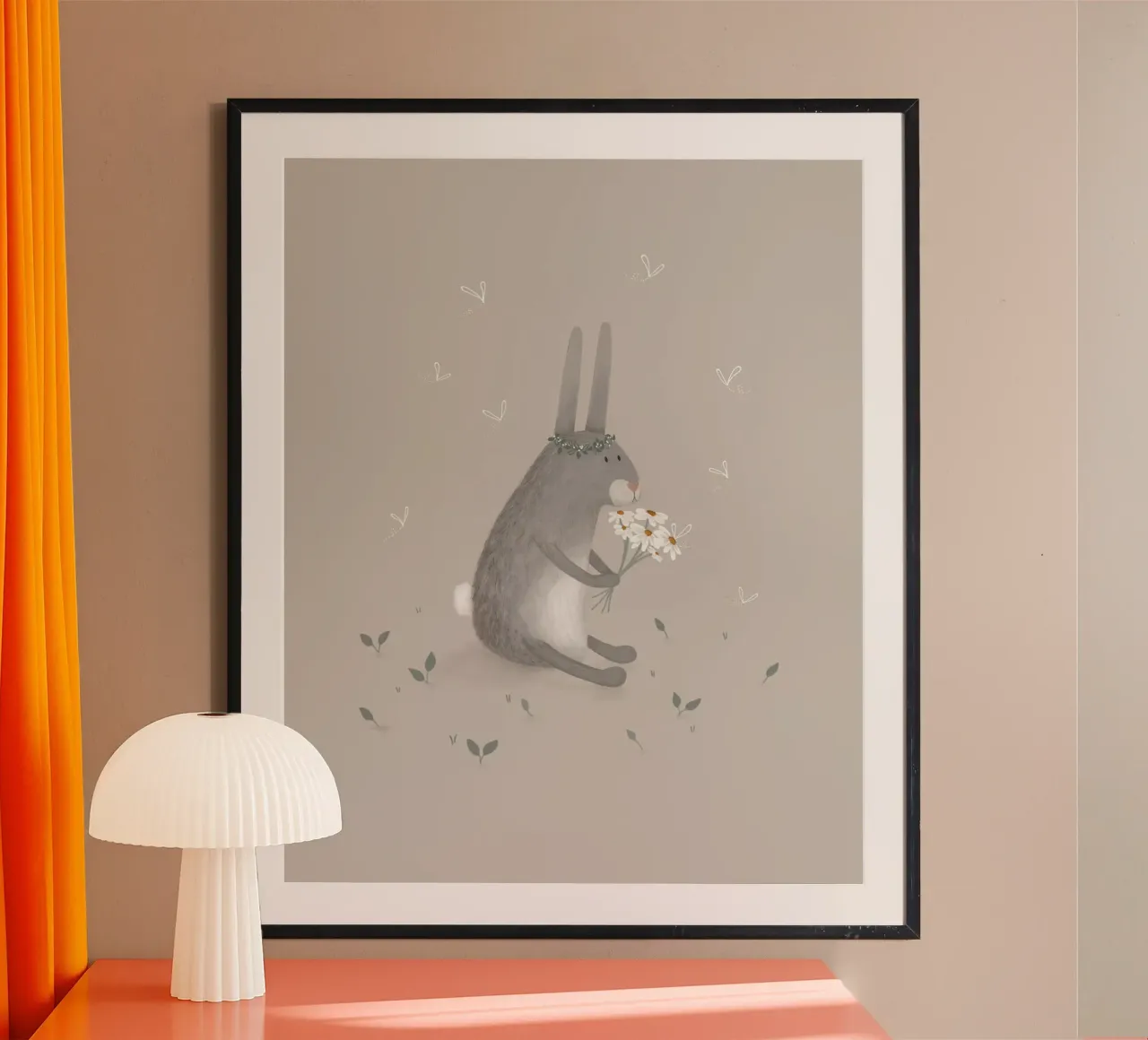 Daisy, la coniglietta premurosa carta hahnemühle da Urchin Bay Art