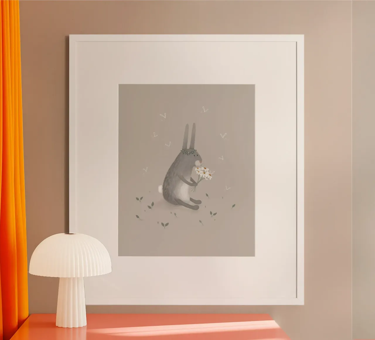 Daisy, la coniglietta premurosa carta hahnemühle da Urchin Bay Art