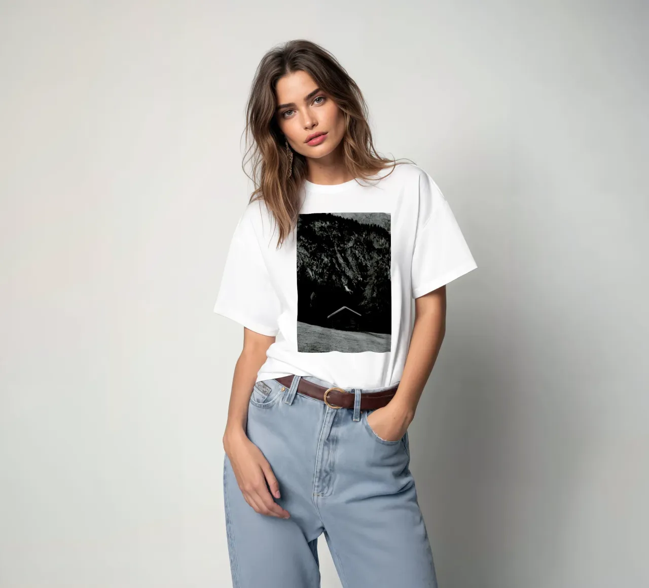 Layered Hut 12 t-shirt by Sebastian Hilgetag