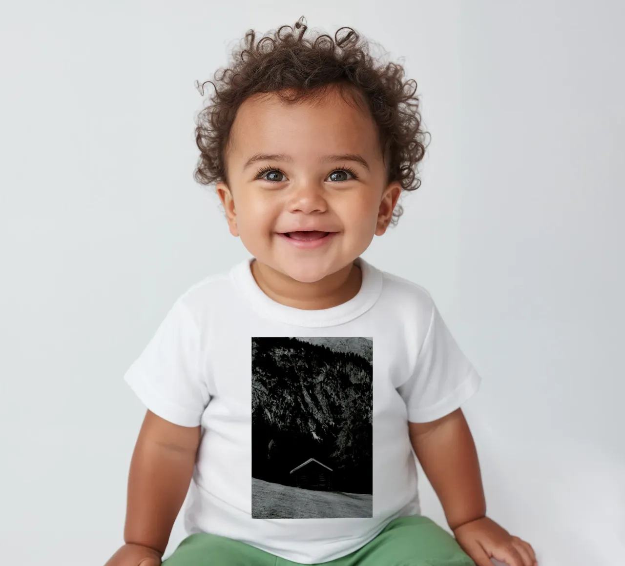 Layered Hut 12 baby t-shirt by Sebastian Hilgetag