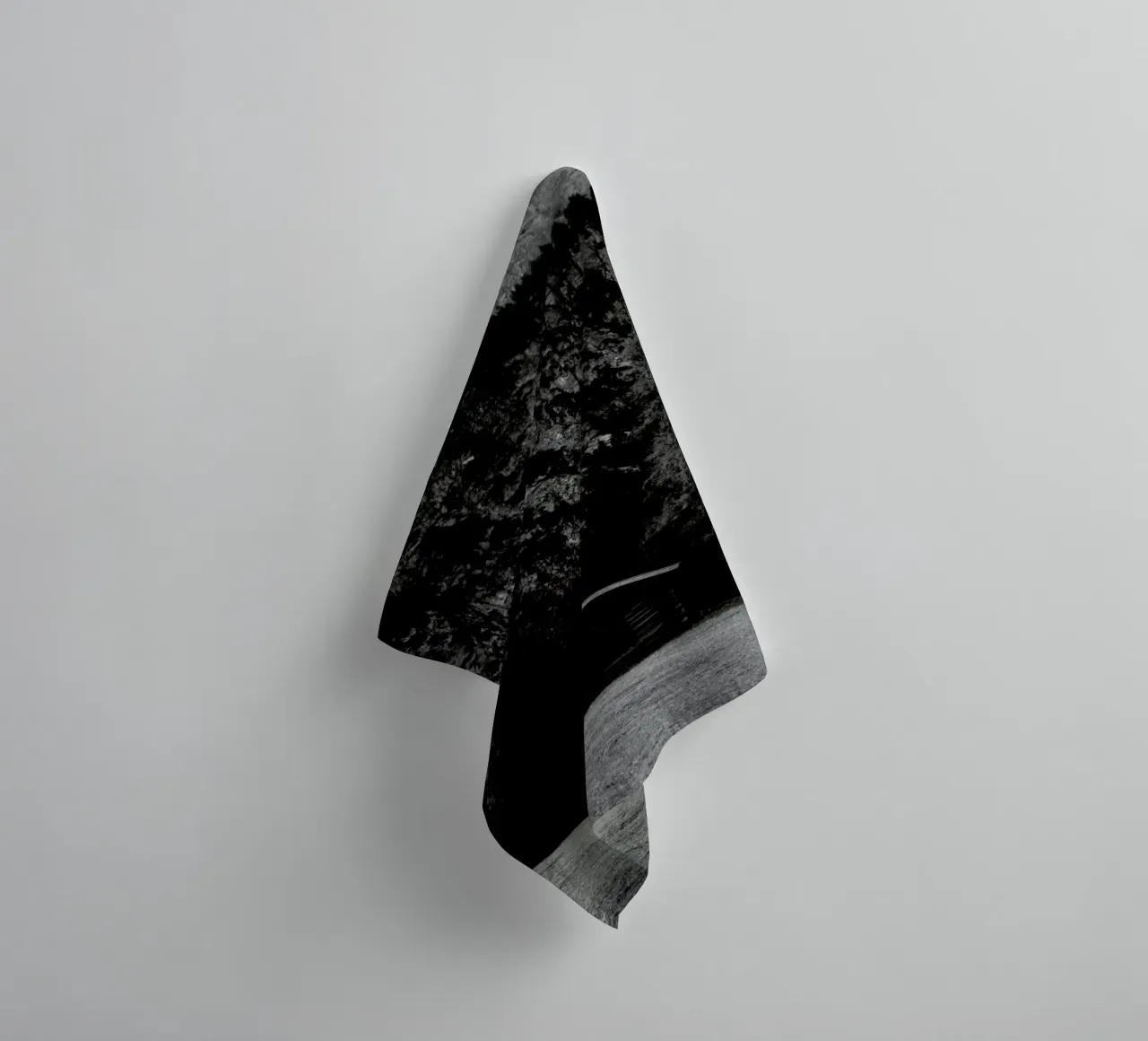 Layered Hut 12 Handtuch von Sebastian Hilgetag