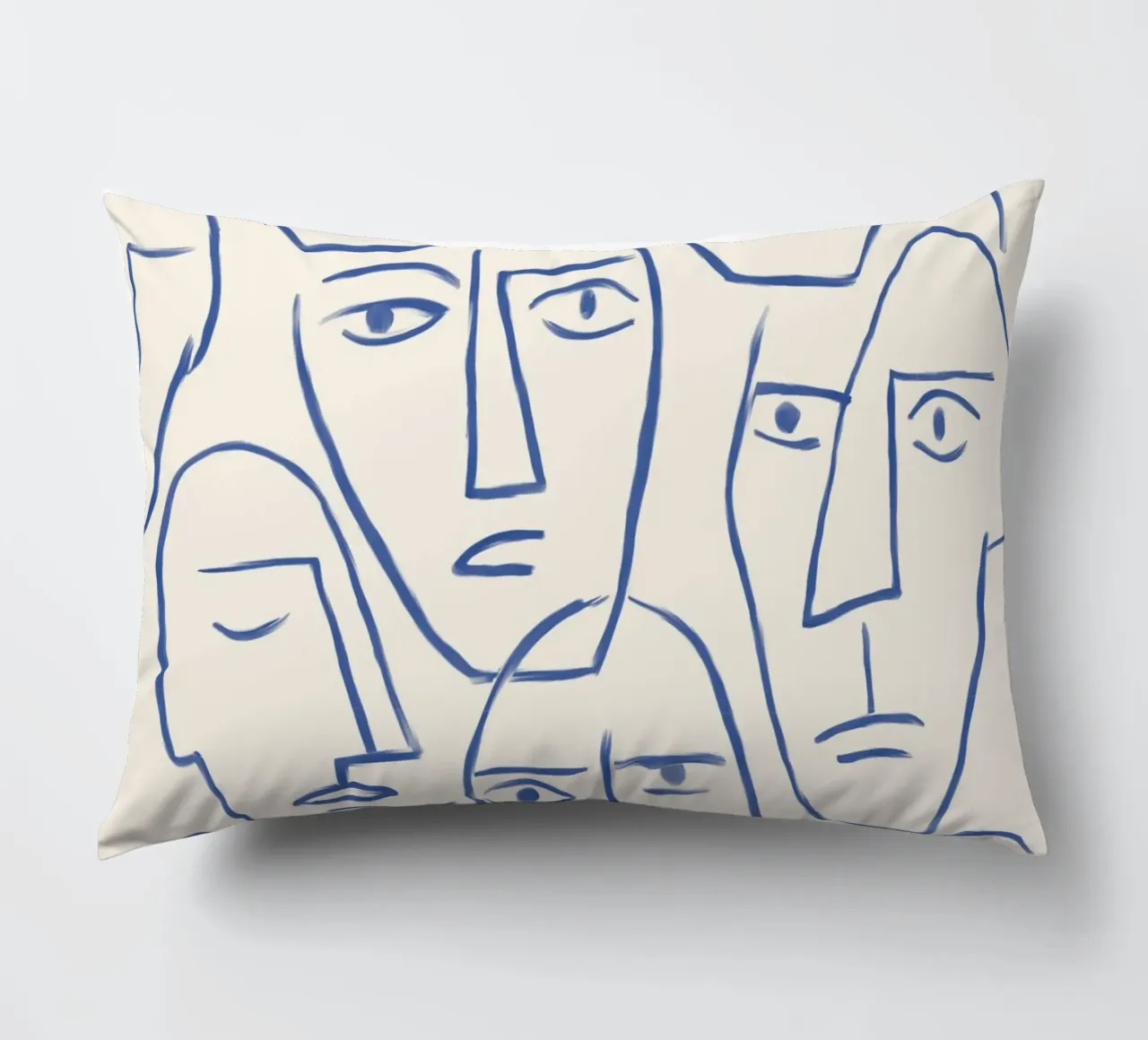 Faces of the Invisible cuscino da artesutileco