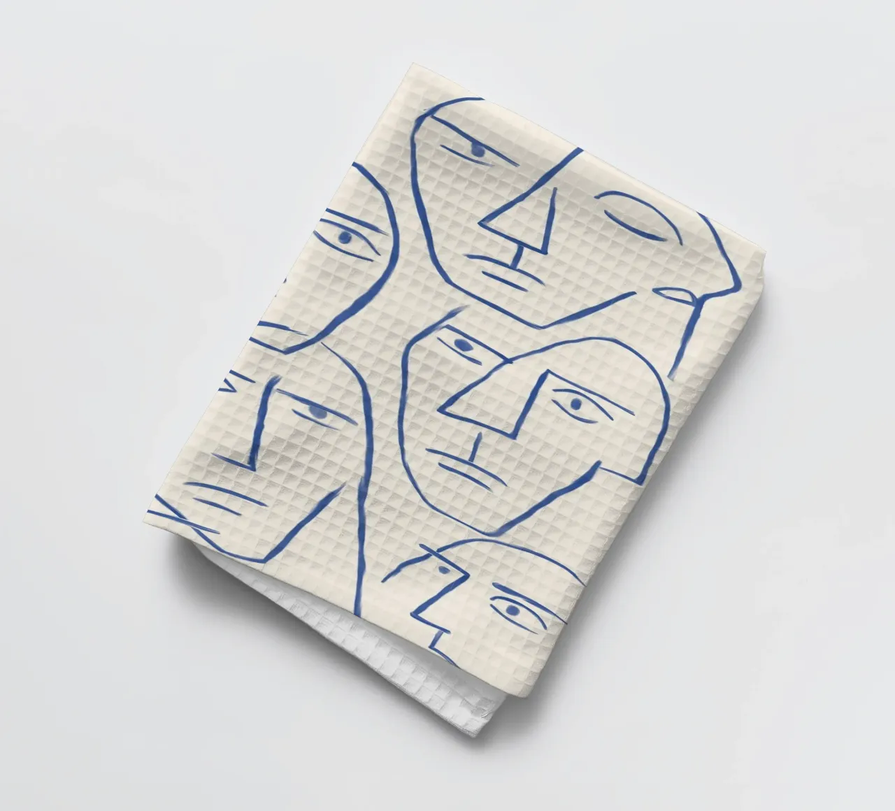 Faces of the Invisible Geschirrtuch von artesutileco