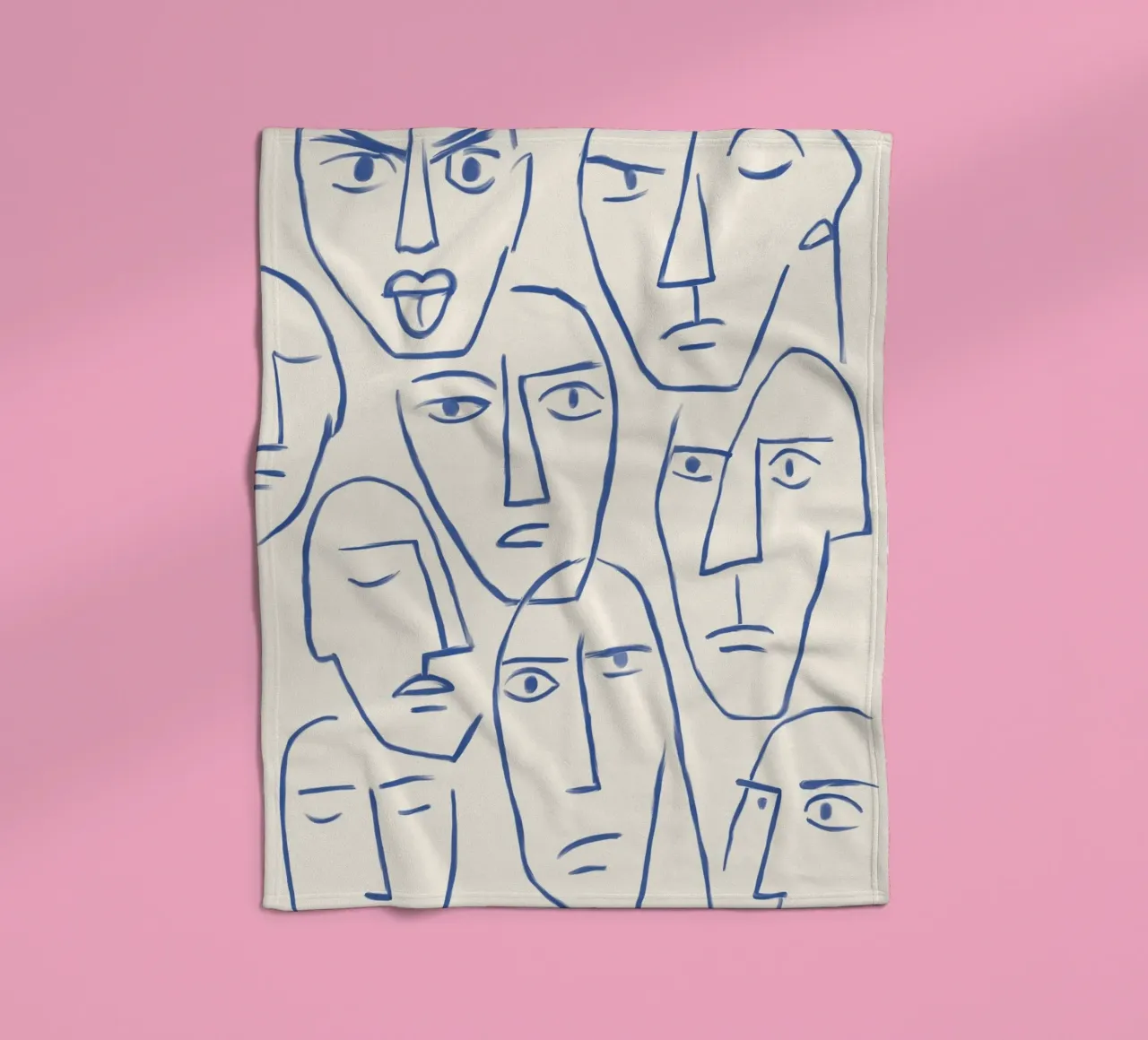 Faces of the Invisible coperta in pile da artesutileco