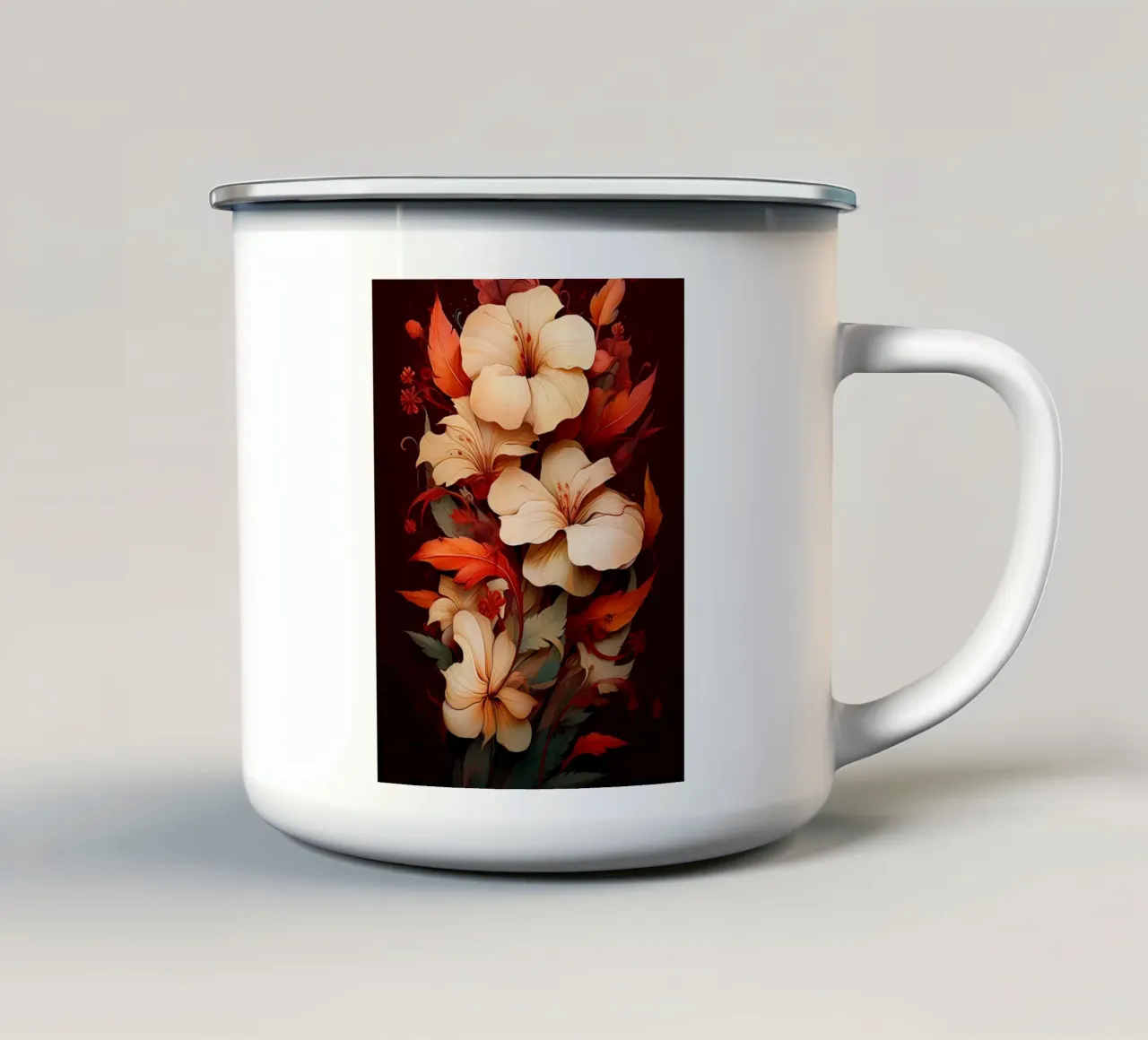 Arte da parete di Imagine tazza in smalto da Imagine