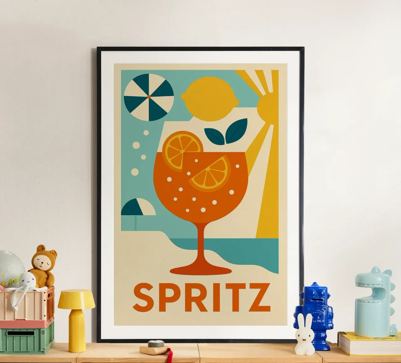 Spritz Dolce Vita – Affiche Vintage Venise poster con telaio in plastica da Boissons - Affiches & posters - Retro