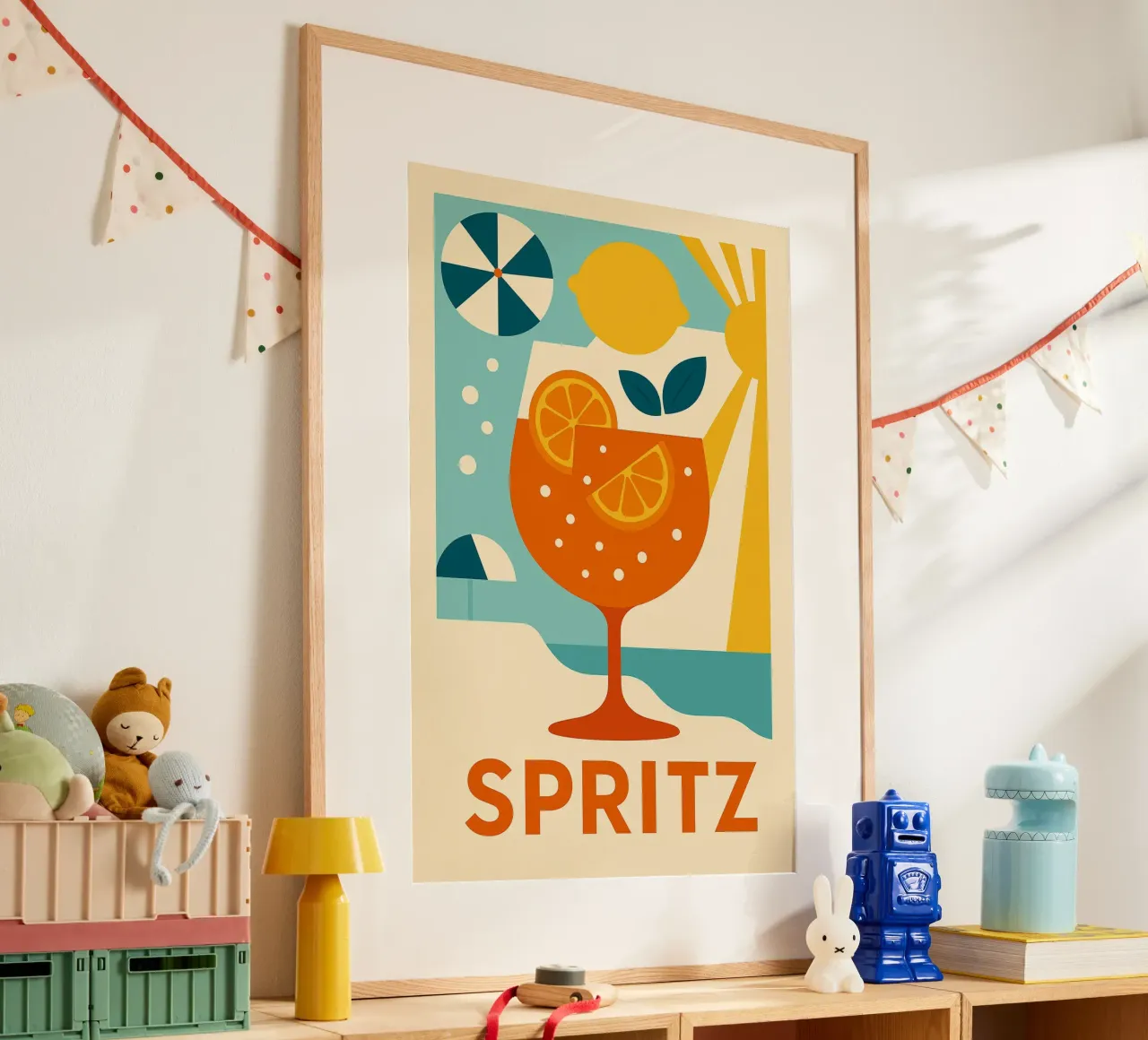 Spritz Dolce Vita – Affiche Vintage Venise poster con telaio in plastica da Boissons - Affiches & posters - Retro