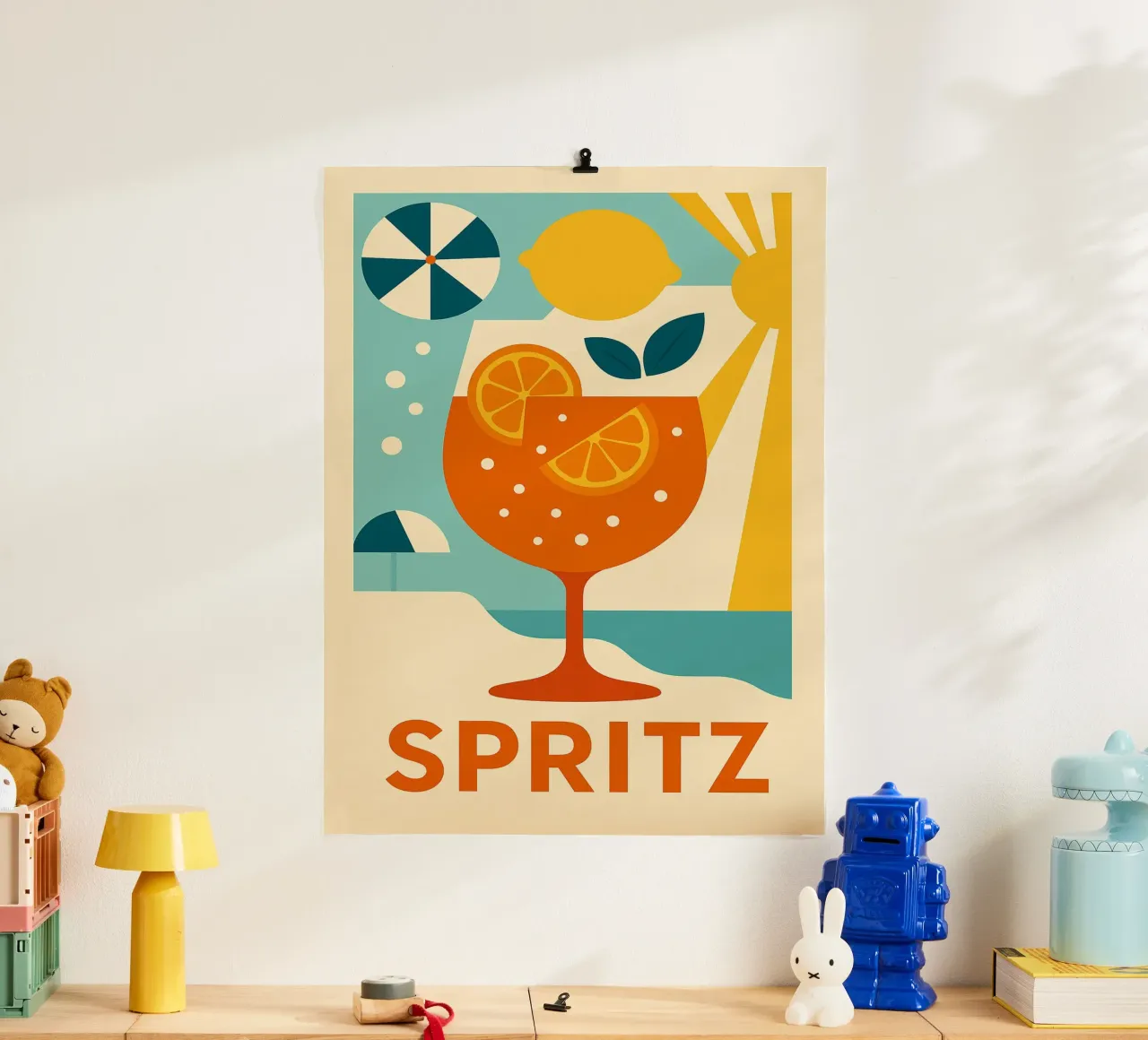 Spritz Dolce Vita – Affiche Vintage Venise poster con telaio in plastica da Boissons - Affiches & posters - Retro