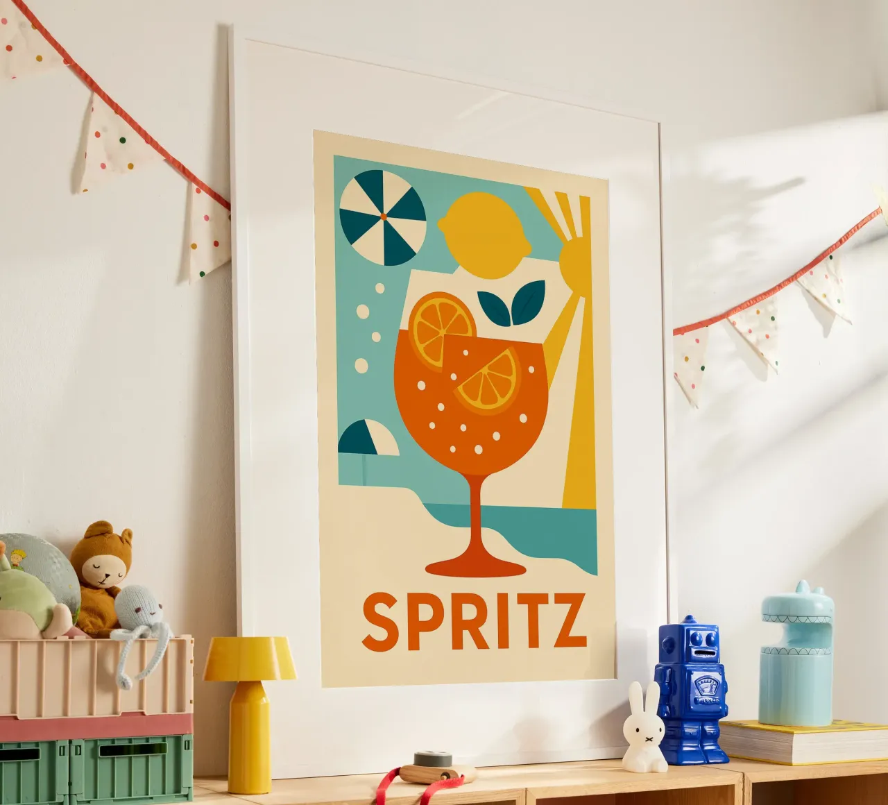 Spritz Dolce Vita – Affiche Vintage Venise poster con telaio in plastica da Boissons - Affiches & posters - Retro