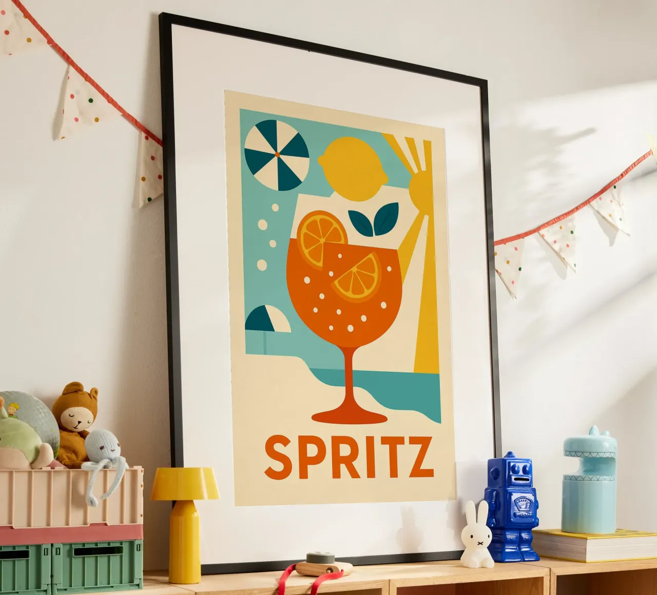 Spritz Dolce Vita – Affiche Vintage Venise poster con telaio in plastica da Boissons - Affiches & posters - Retro