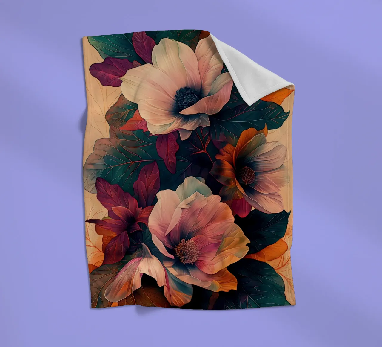 I fiori coperta in pile da Imagine