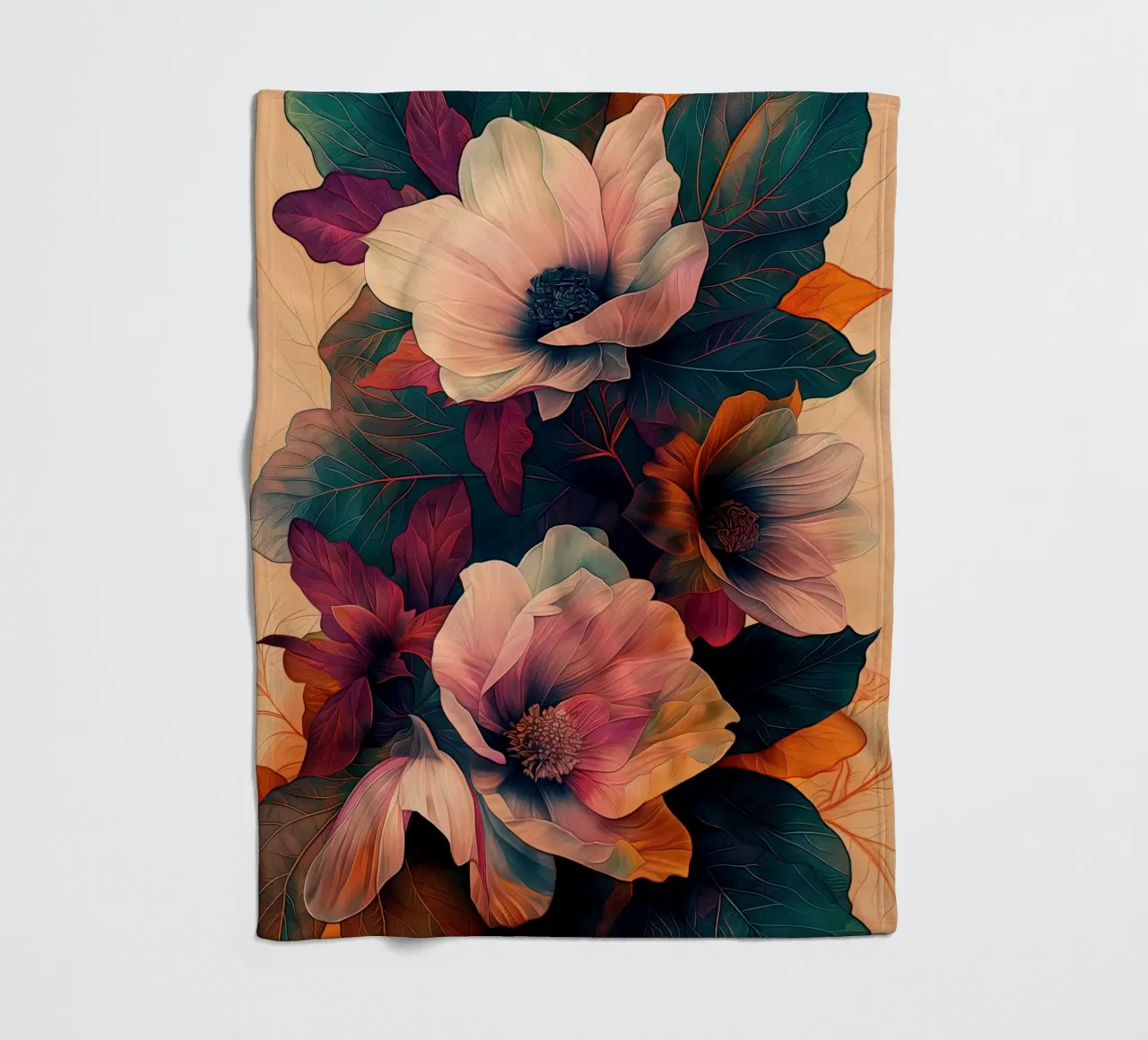 I fiori coperta in pile da Imagine