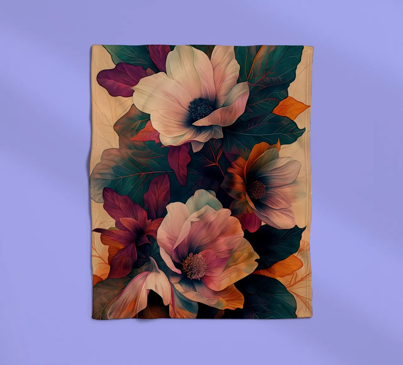 I fiori coperta in pile da Imagine