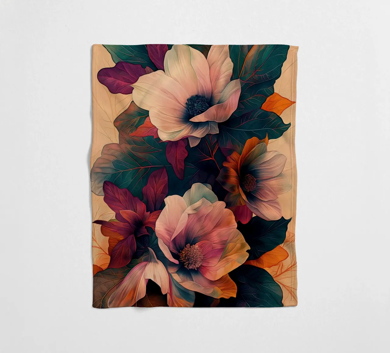I fiori coperta in pile da Imagine