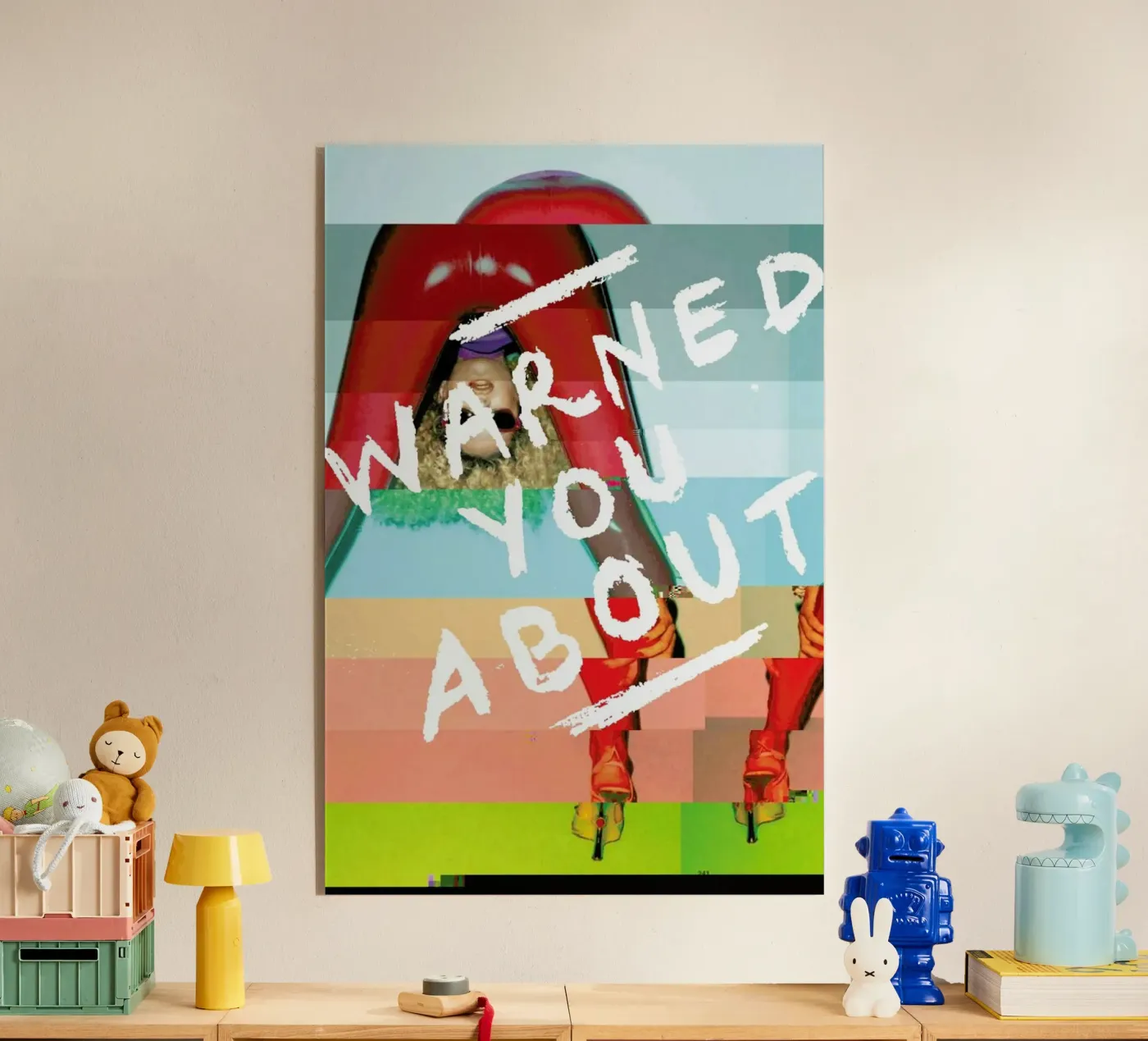 Glitch - Warned You About acryl van Ash Nico