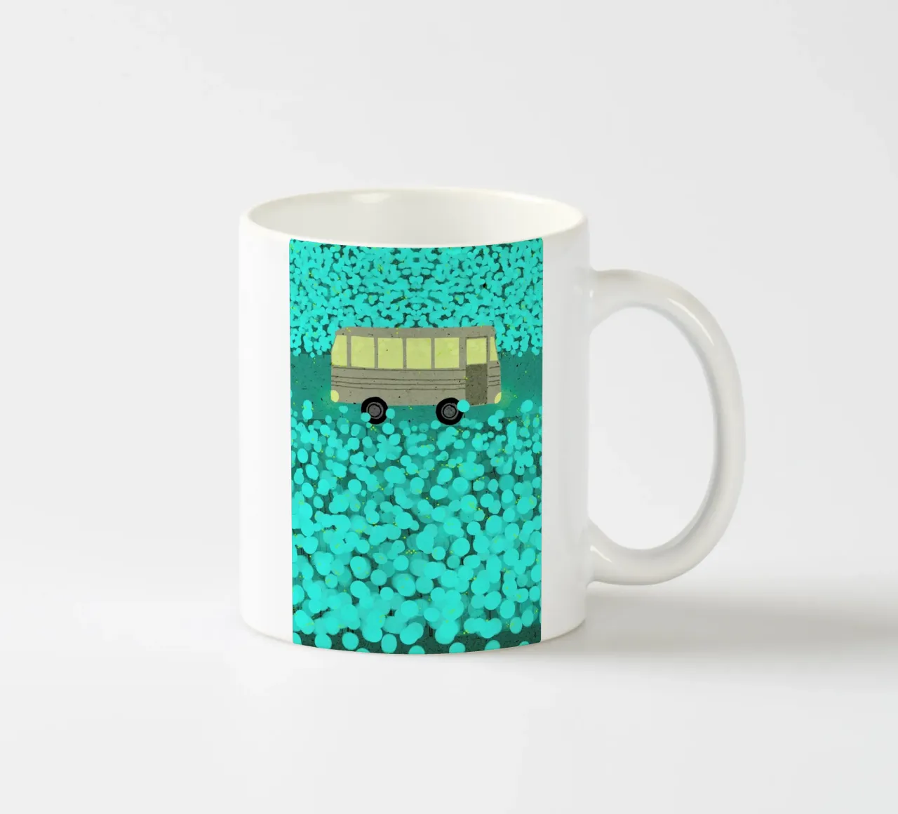 On The Way Home ceramic mug by Duong Tu Tran