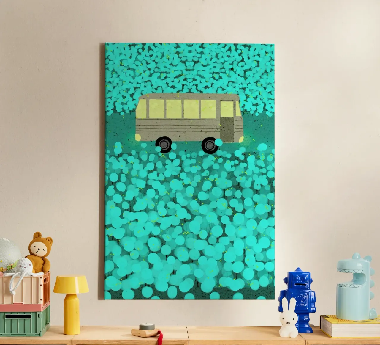 On The Way Home canvas with Floater frame by Duong Tu Tran
