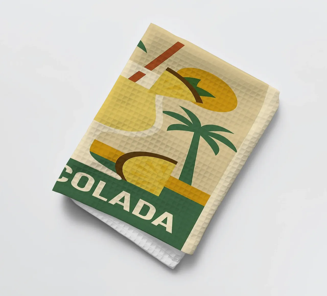 Piña Colada Paradisiaque – Affiche Vintage San Juan canovaccio da cucina da Boissons - Affiches & posters - Retro