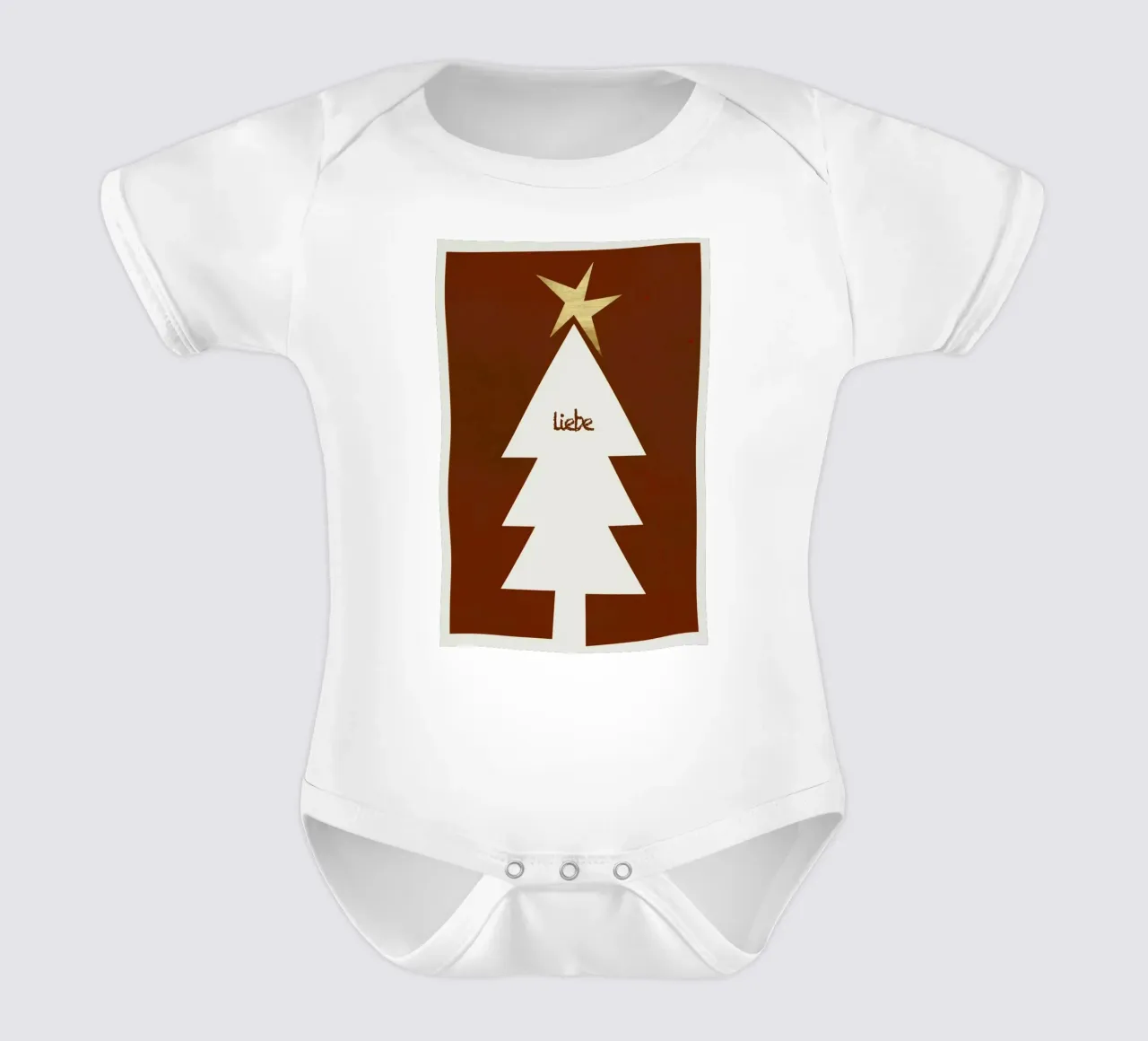 Oh Silent Night 2 body neonato maniche corte da Kubistika