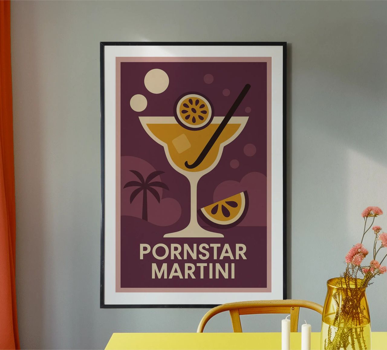 Pornostar Martini Glam - Affiche Pop Londres Poster von Boissons - Affiches & posters - Retro
