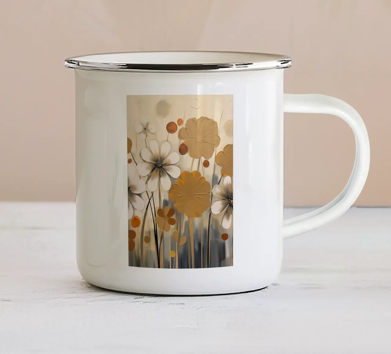 Arte da parete di Imagine tazza in smalto da Imagine