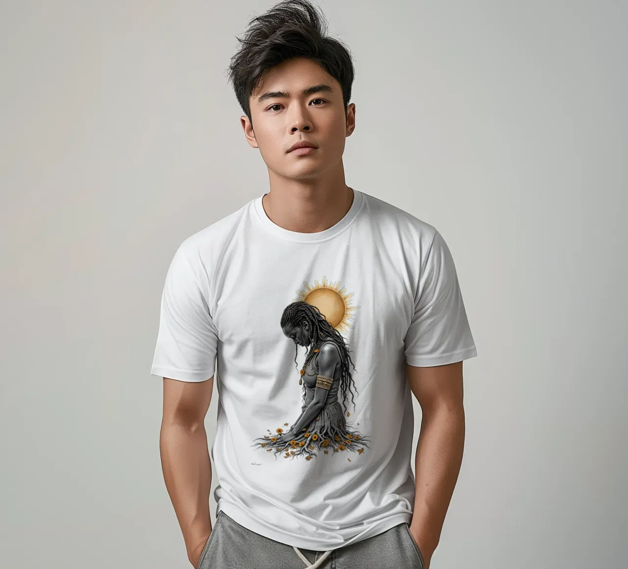 Figlie d'oro II - Il radicamento t-shirt da Dustlight Atelier