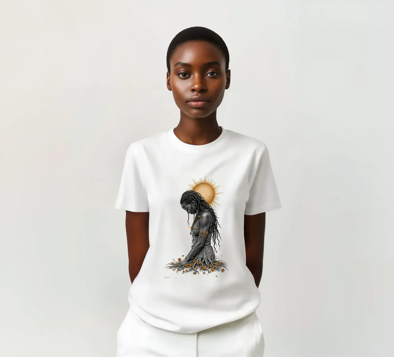Figlie d'oro II - Il radicamento t-shirt da Dustlight Atelier