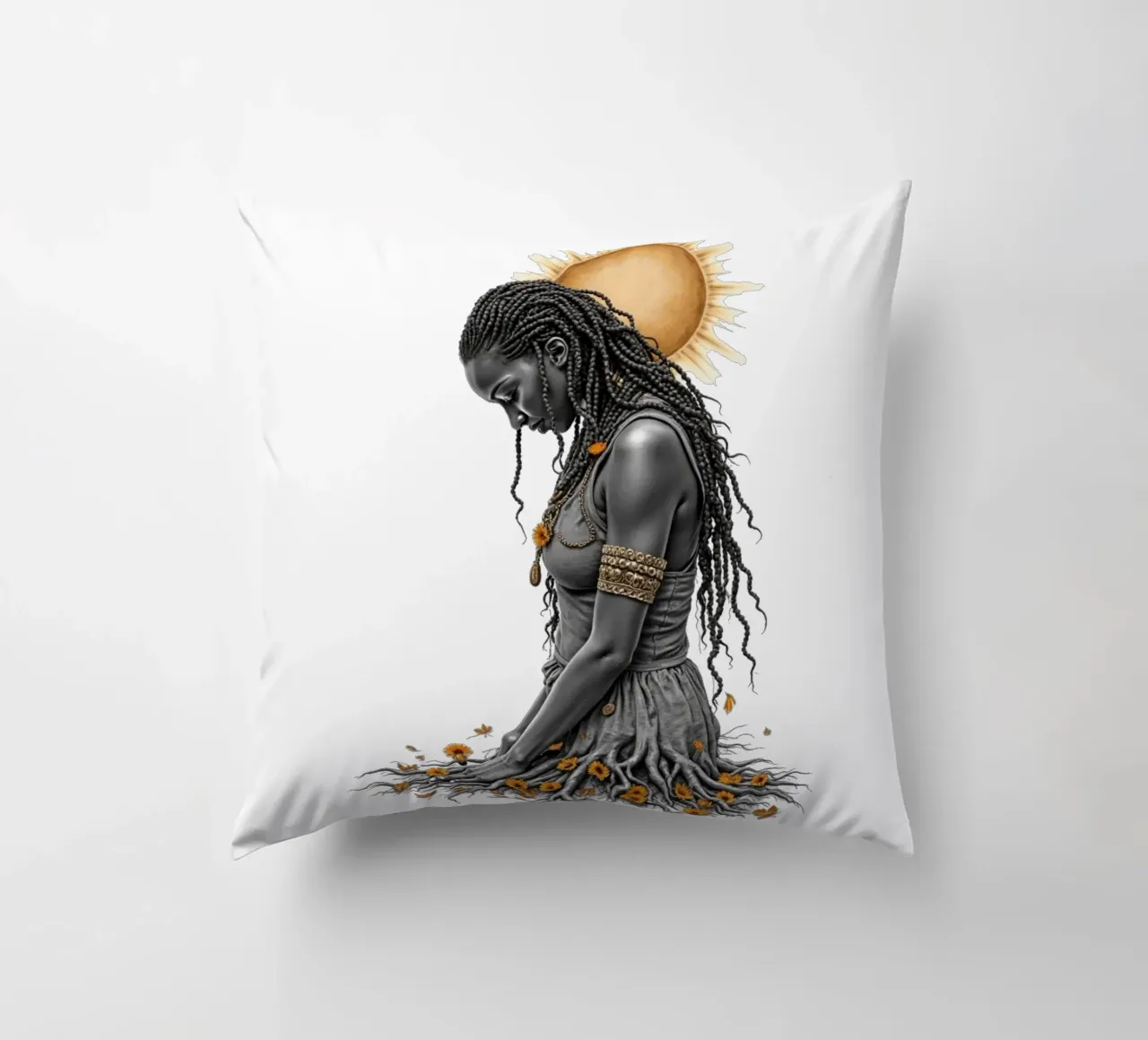 Figlie d'oro II - Il radicamento cuscino da Dustlight Atelier