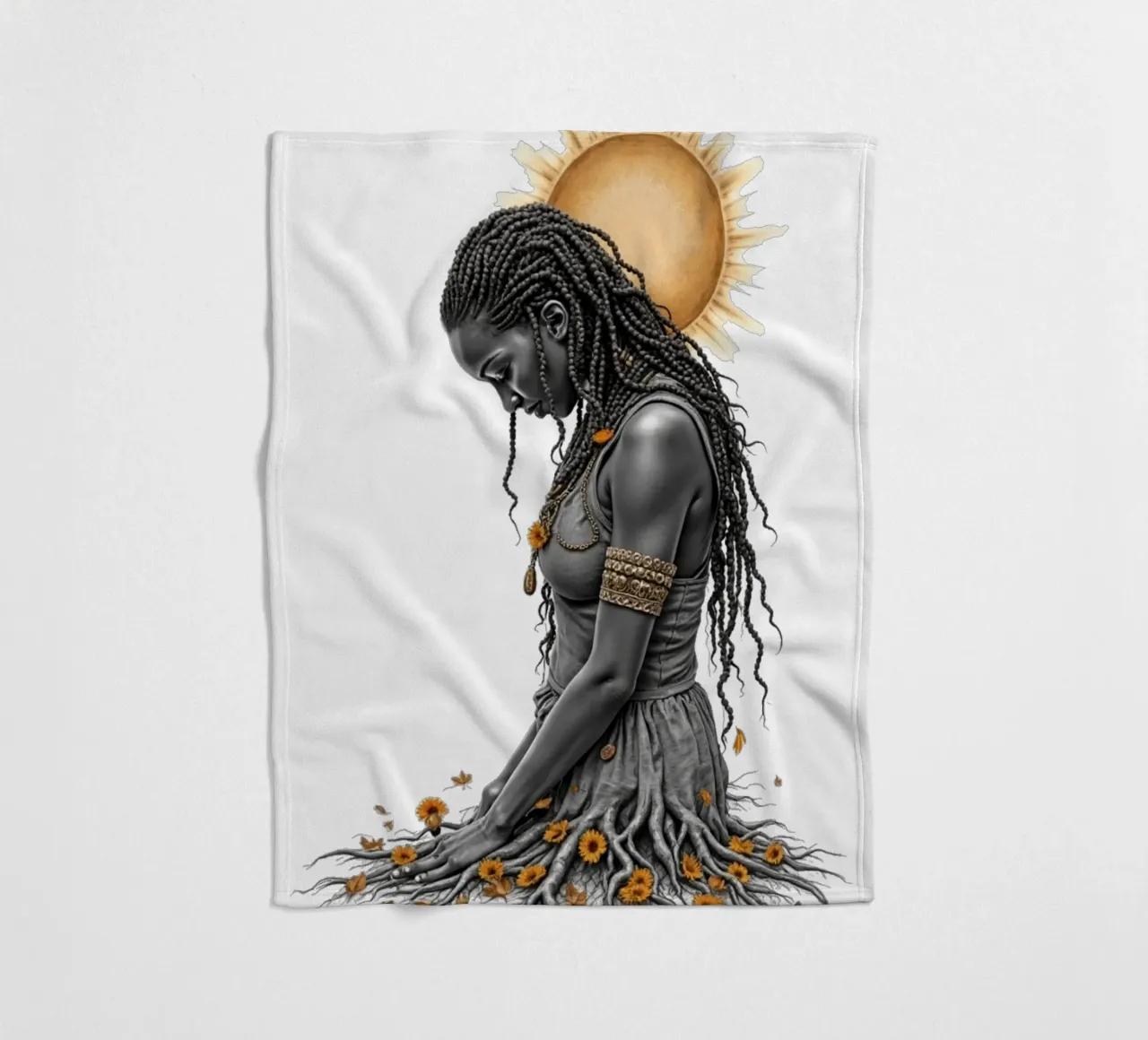 Figlie d'oro II - Il radicamento coperta in pile da Dustlight Atelier