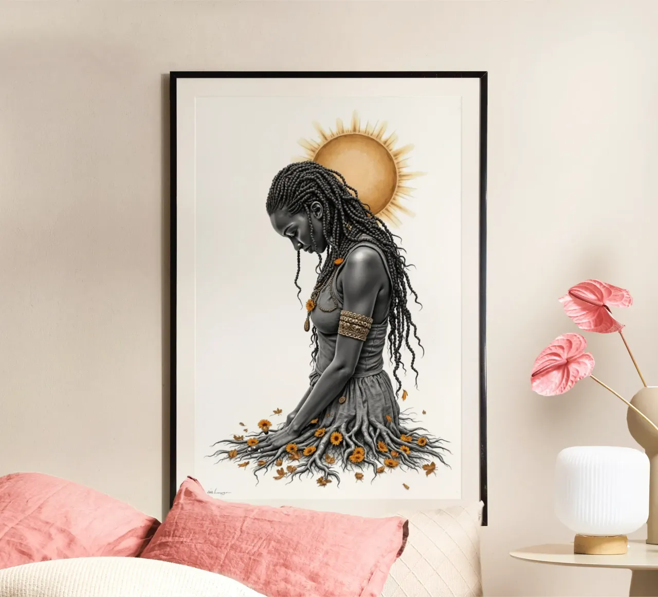 Figlie d'oro II - Il radicamento carta hahnemühle da Dustlight Atelier
