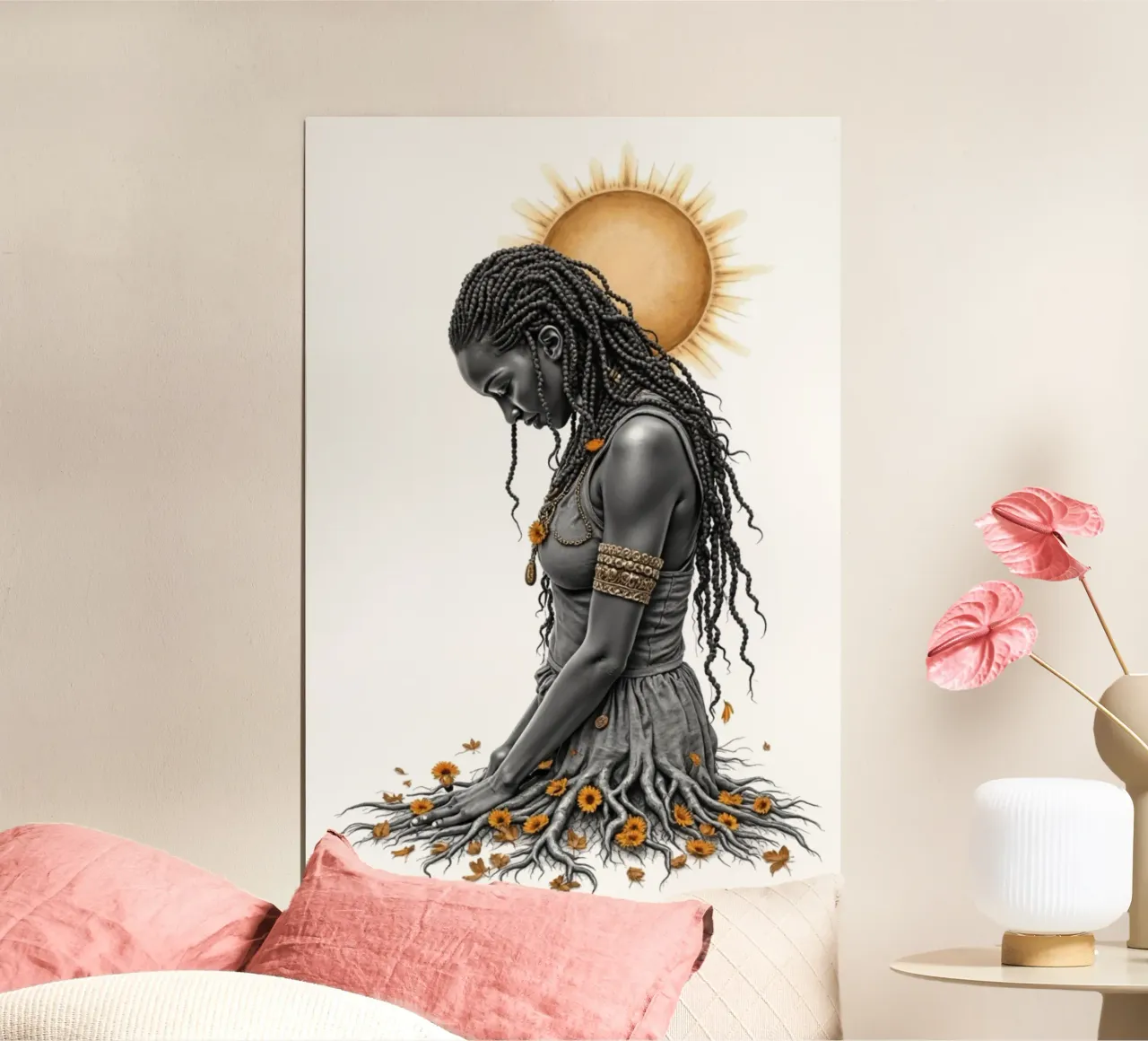 Figlie d'oro II - Il radicamento carta hahnemühle da Dustlight Atelier