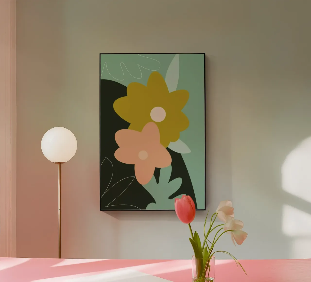 Flower Power plexiglass da XOXO Arte