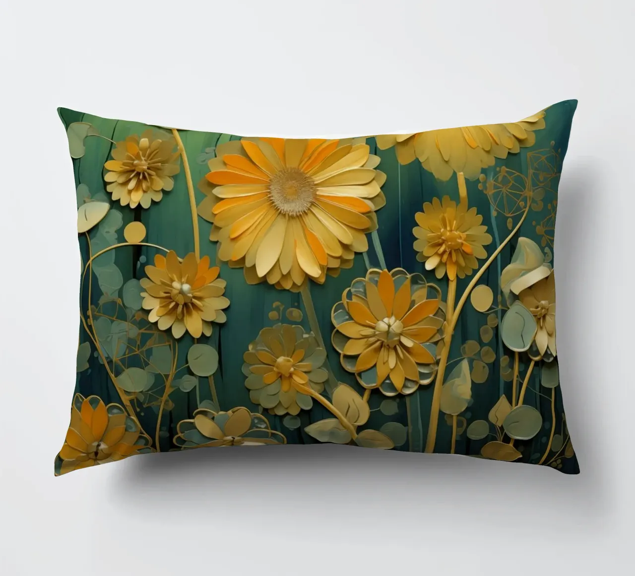 Fiori d'oro cuscino da Imagine