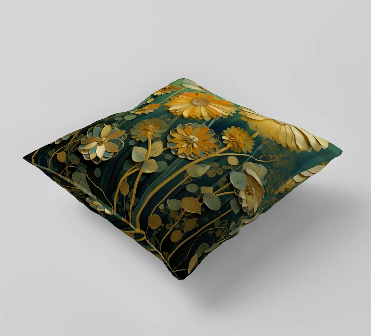 Fiori d'oro cuscino da Imagine