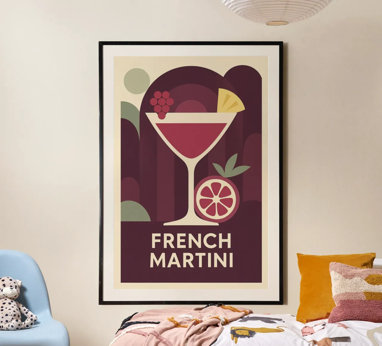 Martini Chic francese - Affiche Art Déco Paris poster da Boissons - Affiches & posters - Retro