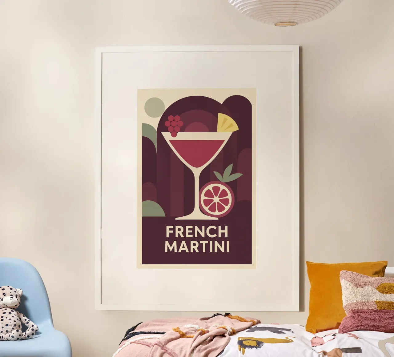 Martini Chic francese - Affiche Art Déco Paris poster da Boissons - Affiches & posters - Retro