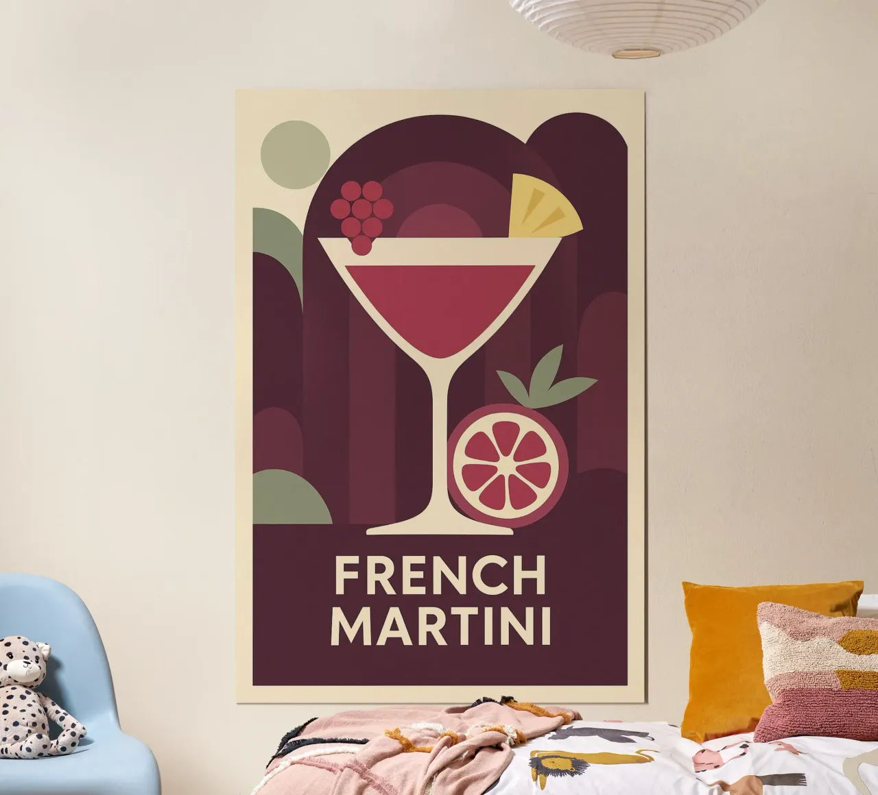 Martini Chic francese - Affiche Art Déco Paris poster da Boissons - Affiches & posters - Retro