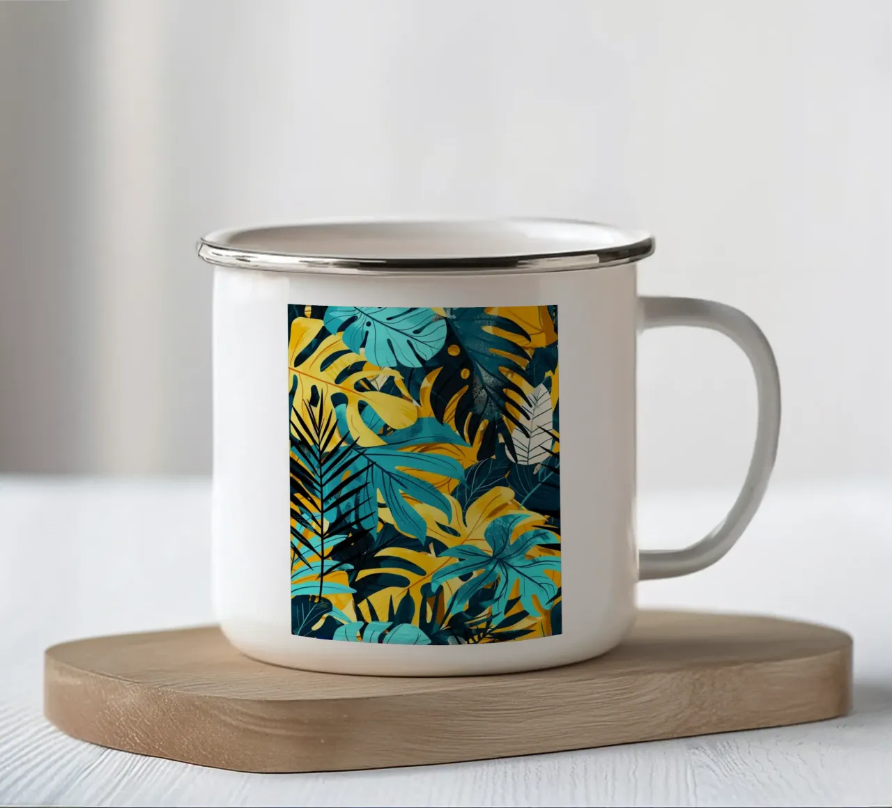 Tropical Symphony tazza in smalto da michi