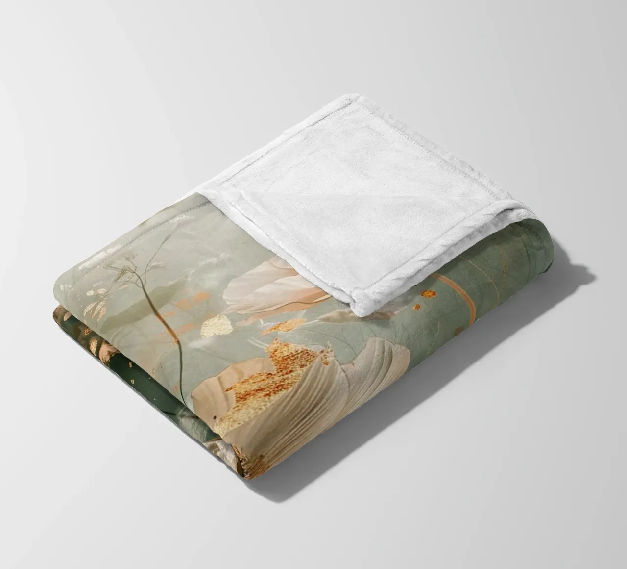 Golden Bloom coperta in pile da Mosaic Dialogue